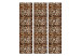 Room Divider Screen Animal Pattern (3-piece) - pattern resembling a panther's fur 124075 additionalThumb 3