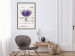 Wall Poster Lavender Bouquet - purple flowers in pot on background of wooden planks 128075 additionalThumb 24