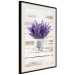 Wall Poster Lavender Bouquet - purple flowers in pot on background of wooden planks 128075 additionalThumb 2