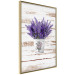 Wall Poster Lavender Bouquet - purple flowers in pot on background of wooden planks 128075 additionalThumb 12