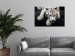 Canvas Print Menacing Look (1-part) wide - first variant - tiger 128775 additionalThumb 3