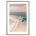 Wall Poster Romantic Coast - beach landscape and sailboats on the azure sea 129475 additionalThumb 16