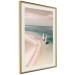 Wall Poster Romantic Coast - beach landscape and sailboats on the azure sea 129475 additionalThumb 3
