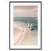 Wall Poster Romantic Coast - beach landscape and sailboats on the azure sea 129475 additionalThumb 17