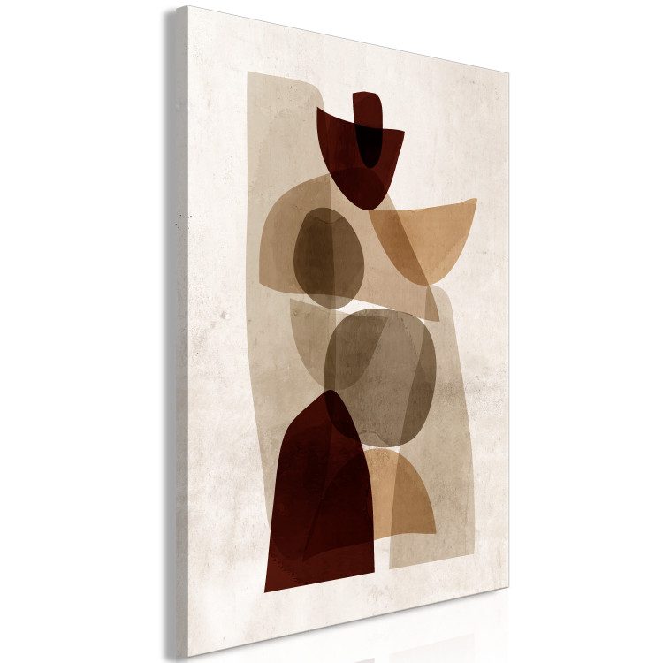 Canvas Print Interplay of Shapes (1-piece) Vertical - abstract figures 131575 additionalImage 2