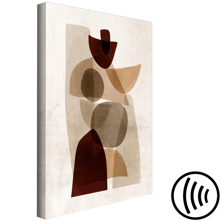 Canvas Print Interplay of Shapes (1-piece) Vertical - abstract figures 131575 additionalImage 6