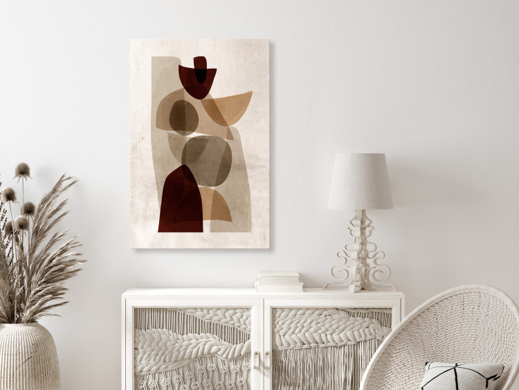 Canvas Print Interplay of Shapes (1-piece) Vertical - abstract figures 131575 additionalImage 3