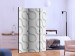 Room Separator Confetti (3-piece) - pattern in unique swirls in gray design 133175 additionalThumb 2