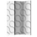 Room Separator Confetti (3-piece) - pattern in unique swirls in gray design 133175