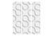Room Separator Confetti (3-piece) - pattern in unique swirls in gray design 133175 additionalThumb 3
