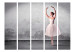 Folding Screen Ballerina Like from Degas' Painting II (5-piece) - dancing woman 133375 additionalThumb 3