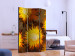 Room Divider Sunflower Dance - composition of yellow flowers on a contrasting background 133875 additionalThumb 2