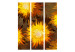 Room Divider Sunflower Dance - composition of yellow flowers on a contrasting background 133875 additionalThumb 3