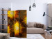 Room Divider Sunflower Dance - composition of yellow flowers on a contrasting background 133875 additionalThumb 4