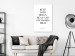 Canvas Print High Heels (1-piece) Vertical - black and white English quote 134175 additionalThumb 3