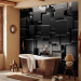 Wall Mural Black space - composition of geometric elements with 3D effect 134475 additionalThumb 8