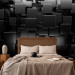 Wall Mural Black space - composition of geometric elements with 3D effect 134475 additionalThumb 2