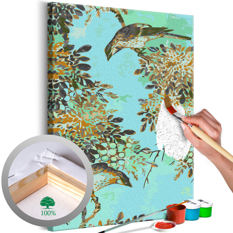 Paint by Number Kit Spot-Winged Sparlings 138675