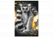 Paint by Number Kit Lemur & Golden Splash 142575 additionalThumb 4