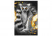 Paint by Number Kit Lemur & Golden Splash 142575 additionalThumb 3