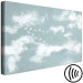 Canvas Geese in the Clouds (1-piece) Wide - landscape with birds in the sky 143475 additionalThumb 6