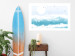 Wall Poster Foaming Waves - Gulls Against the Backdrop of the Sun Above the Blue Sea Water 144575 additionalThumb 26
