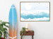 Wall Poster Foaming Waves - Gulls Against the Backdrop of the Sun Above the Blue Sea Water 144575 additionalThumb 4