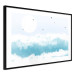 Wall Poster Foaming Waves - Gulls Against the Backdrop of the Sun Above the Blue Sea Water 144575 additionalThumb 2