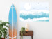Wall Poster Foaming Waves - Gulls Against the Backdrop of the Sun Above the Blue Sea Water 144575 additionalThumb 22