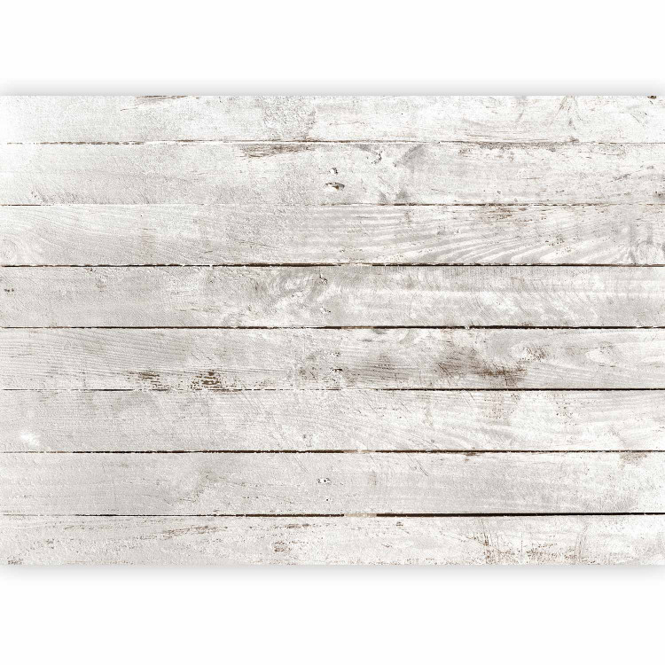 Photo Wallpaper Decorative Planks - White Wood for a Wall in a Shabby Chic Style 145275 additionalImage 5