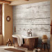 Photo Wallpaper Decorative Planks - White Wood for a Wall in a Shabby Chic Style 145275 additionalThumb 8
