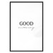 Wall Poster Good Morning - Positive Minimalist Sentence on a White Background 146175 additionalThumb 24