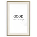Wall Poster Good Morning - Positive Minimalist Sentence on a White Background 146175 additionalThumb 26