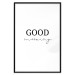 Wall Poster Good Morning - Positive Minimalist Sentence on a White Background 146175 additionalThumb 22