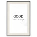 Wall Poster Good Morning - Positive Minimalist Sentence on a White Background 146175 additionalThumb 27