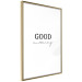 Wall Poster Good Morning - Positive Minimalist Sentence on a White Background 146175 additionalThumb 8
