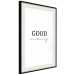 Wall Poster Good Morning - Positive Minimalist Sentence on a White Background 146175 additionalThumb 9