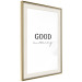 Wall Poster Good Morning - Positive Minimalist Sentence on a White Background 146175 additionalThumb 12