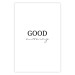 Wall Poster Good Morning - Positive Minimalist Sentence on a White Background 146175 additionalThumb 23
