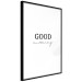 Wall Poster Good Morning - Positive Minimalist Sentence on a White Background 146175 additionalThumb 7