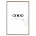 Wall Poster Good Morning - Positive Minimalist Sentence on a White Background 146175 additionalThumb 21