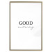 Wall Poster Good Morning - Positive Minimalist Sentence on a White Background 146175 additionalThumb 25