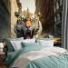 Wall Mural Urban Jungle - A Menacing Roaring Tiger on the Street in New York City 150675 additionalThumb 2