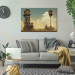 Canvas Art Print Vintage Clocks in the Desert - Surreal Brown Composition 151075 additionalThumb 11