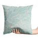 Decorative Velor Pillow Turquoise Pattern - Abstract Composition With Organic Shapes 151375 additionalThumb 2