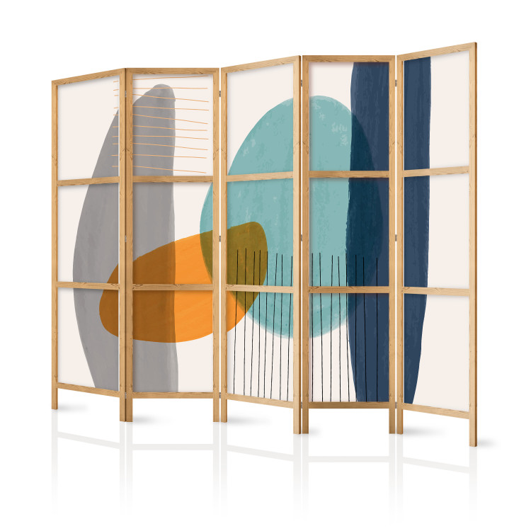 Room Divider Simple Abstract - Minimalist Composition in Vivid Colors II [Room Dividers] 159575 additionalImage 5