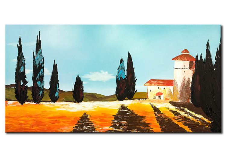 Canvas Art Print Blue sky in Tuscany 49675