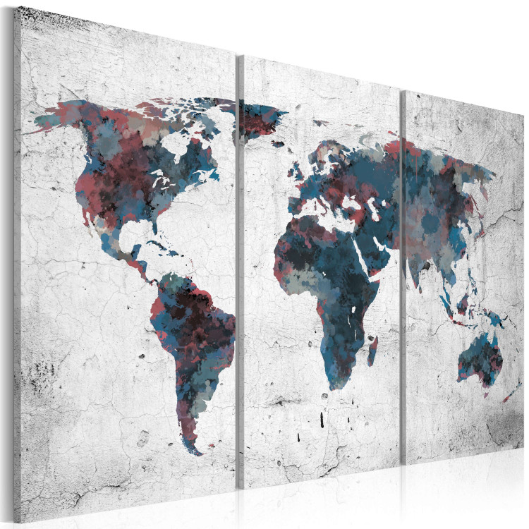 Canvas Undiscovered continents - triptych 55375 additionalImage 2