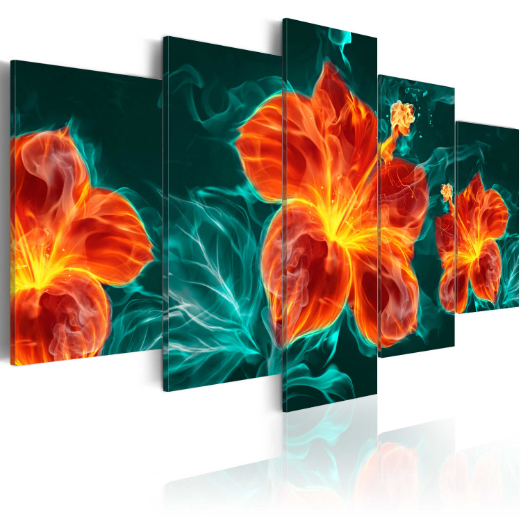 Canvas Art Print Flaming Lily 61975 additionalImage 2