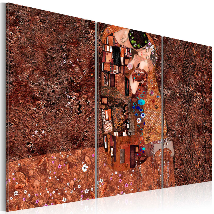 Canvas Art Print Klimt inspiration - The Color of Love 64575 additionalImage 2